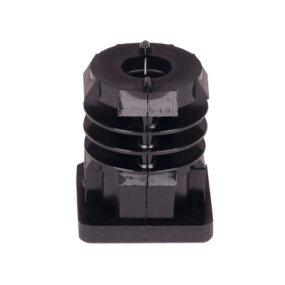 30mm Sq 1.5 - 2.0 M10 Black Insert Nylon - Steel Nut - Split Pattern