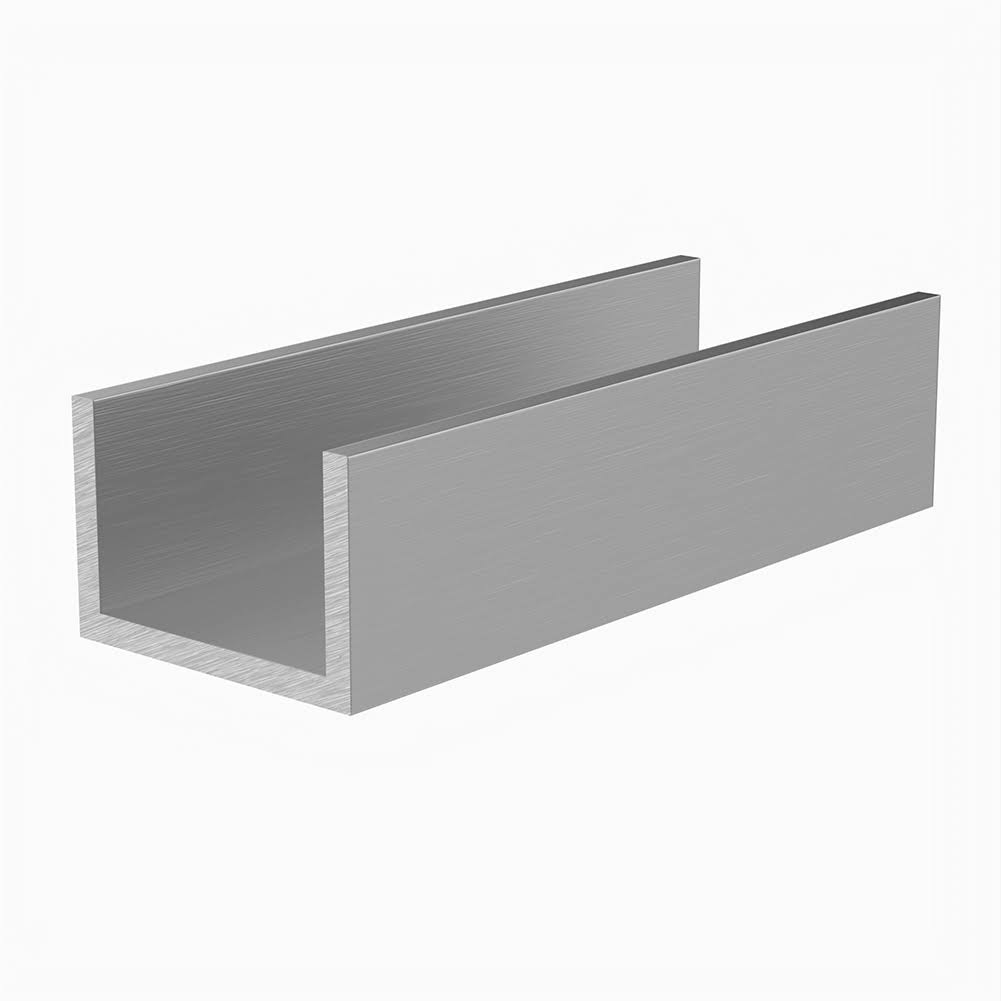 3 x 2 x 1/4" - L:5m Aluminium Channel Section Grade 6063 T6