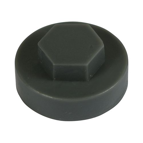 TIMco 16mm Dia Basalt Grey Push-On Cover Cap