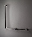 Ball Jointed Chrome L-Shaped Grab Bar (153L)