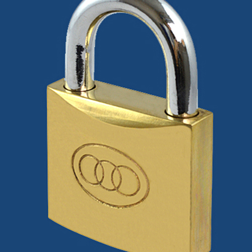 TriCircle 50mm Brass Padlock