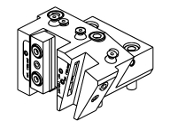 Single axial boring bar holder &#216;50mm H&#61;80mm / &#216;2&#34;