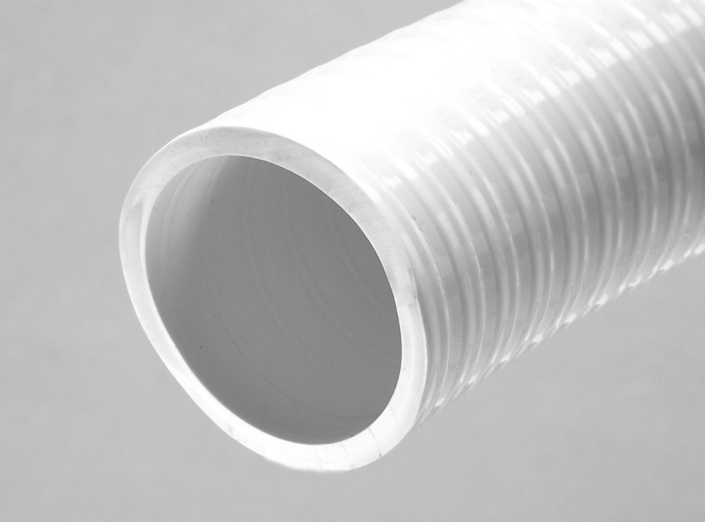 White Sanitary Hose - 38mm ID x 45mm OD
