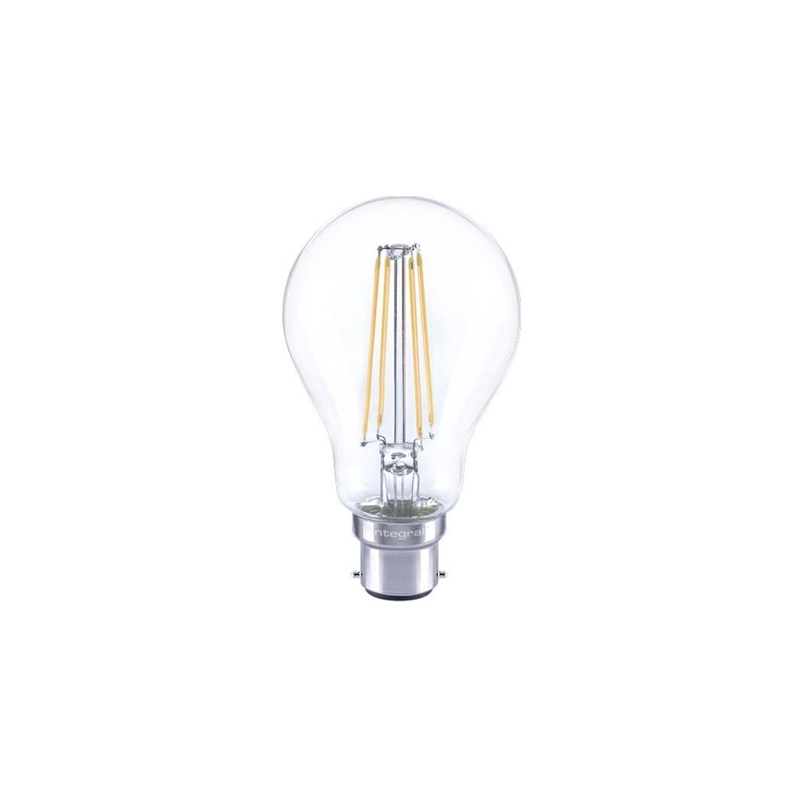 Integral 7W=60W Filament LED Lamp B22 Dimmable 2700K