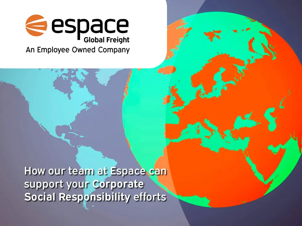 How can our team at Espace support your Corporate Social Responsibility efforts?