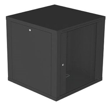 MCB-WB-600-12U 12U Wall Box 600 mm deep with removable sides Black ( 19&#34; Wall Cabinet )