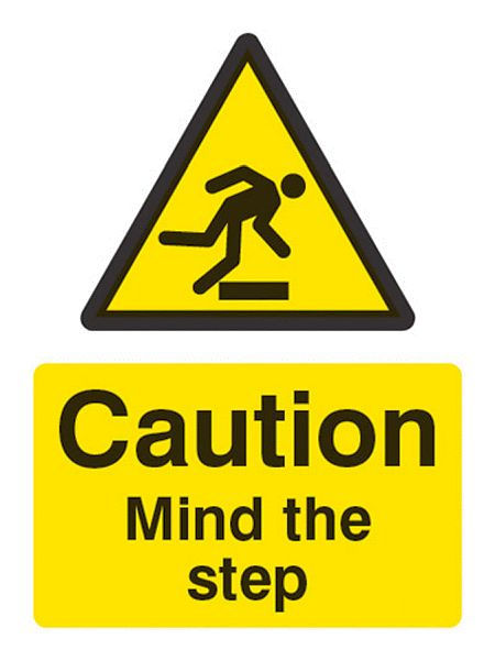 Caution mind the step