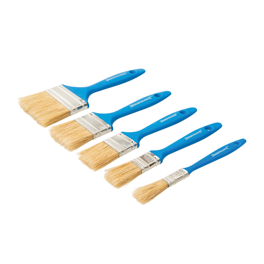 Silverline 314733 Disposable Paint Brush Set 5pce 5pce