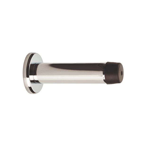 Cylindrical Doorstop 70mm With Rose CP AZ21CP