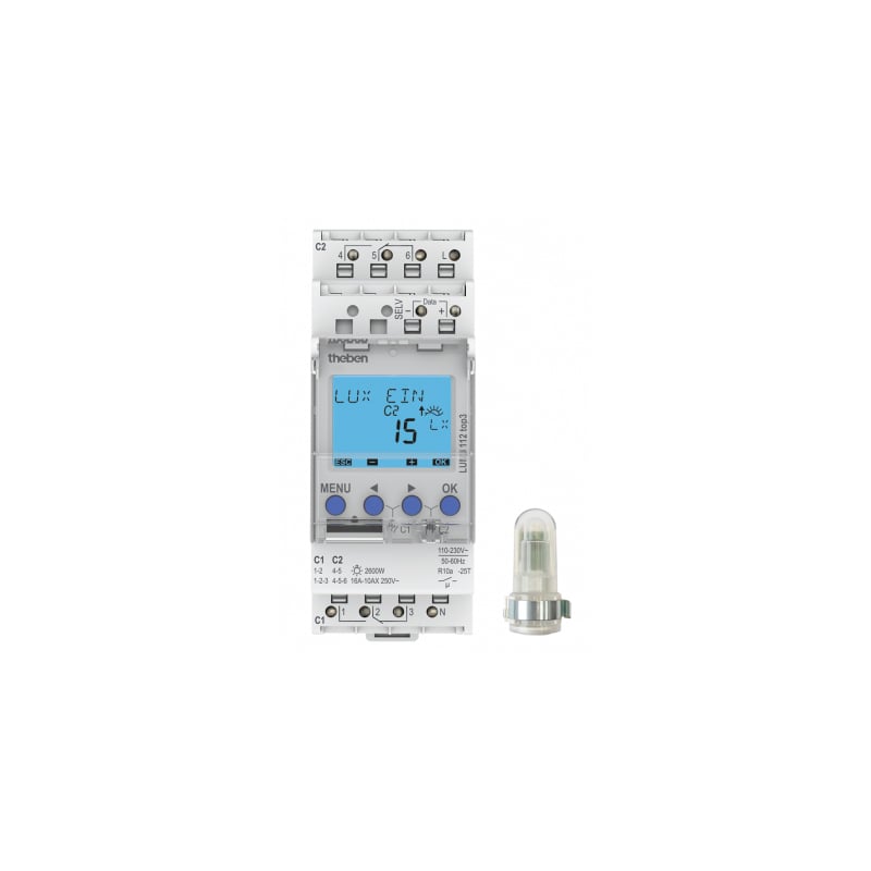 TimeGuard 2 Module Twilight Switch 2 Ch Surface Sensor