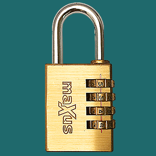 Maxus 4-Wheel Combination Padlock