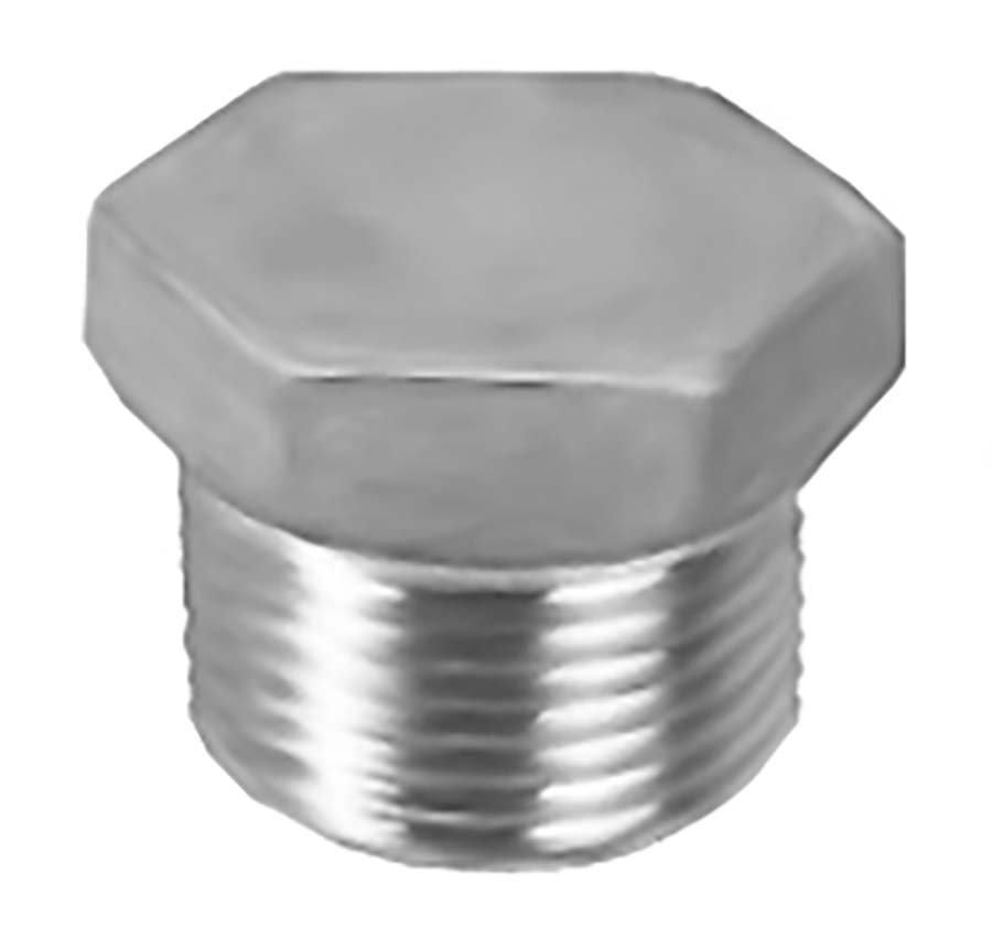 HExAGONAL HEAD BLANKING PLUG &#45; BSPT MALE