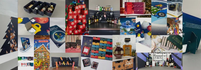 Foil Printed Advent Calendars With Branding For Confectionary