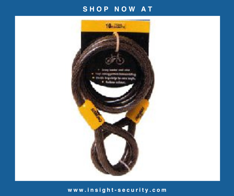 Heavy Duty Double Loop Security Cable - 12mm x 2.1 metres