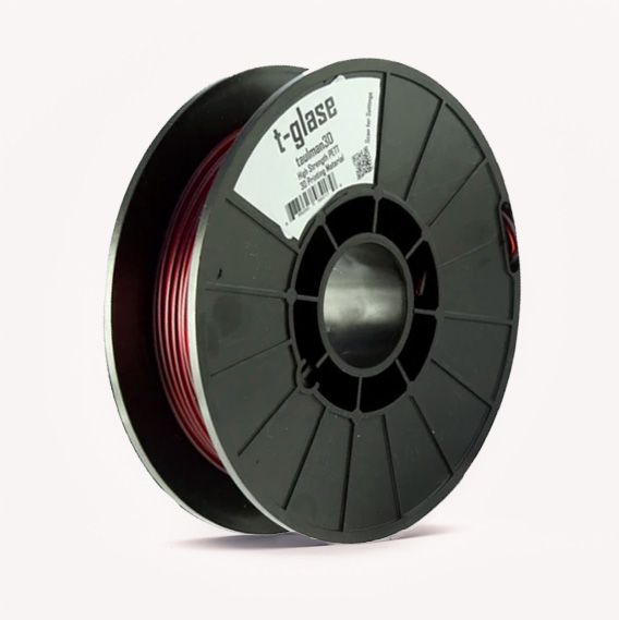 Red t-glase PETT 1.75mm 3D Printer Filament