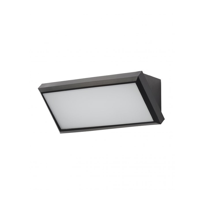 Forum Luton Small LED Wedge Wall Light 12W Black