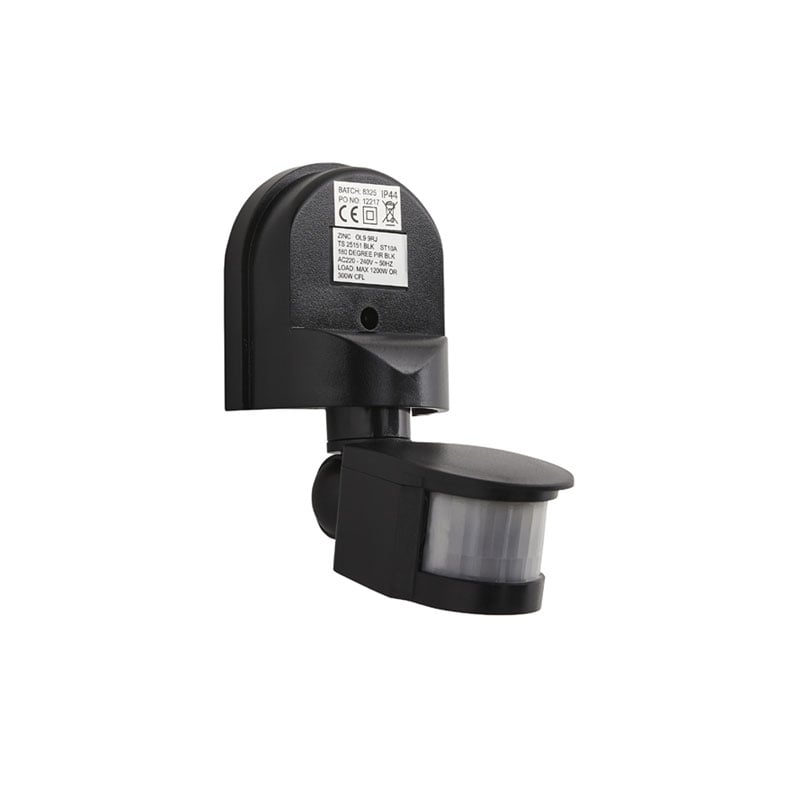 Forum Dion PIR Sensor 180 Degrees Black