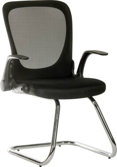 Specialising In Black Mesh Meeting Visitor Chair - FLIP-MESH-VISITOR UK