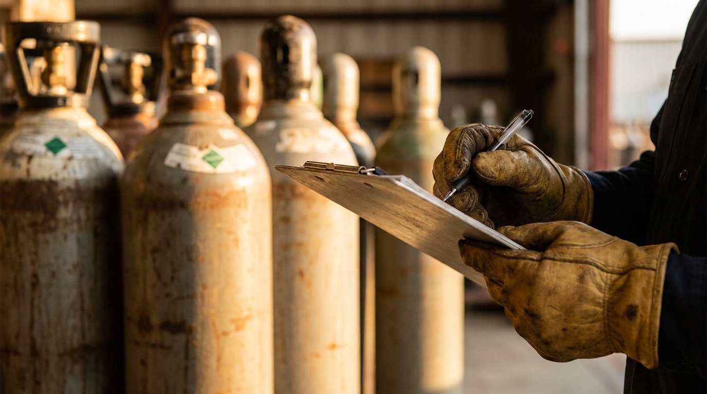 Welding Gas Cylinder Inspection And Pressure Testing Services