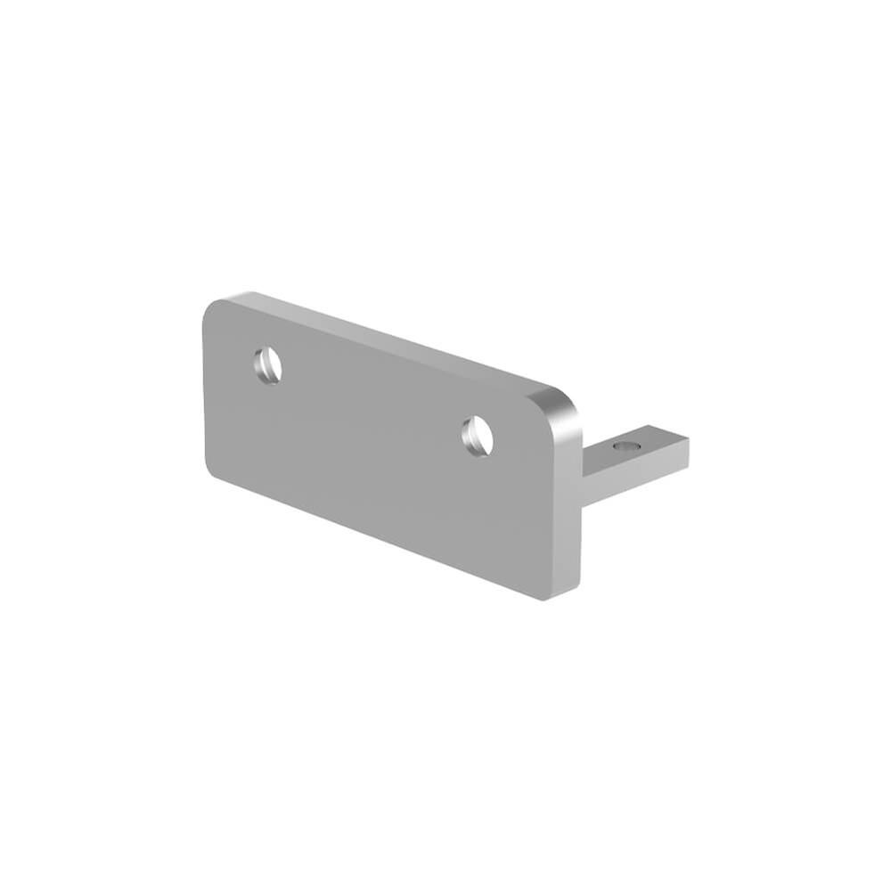 Marano Wall Bracket c/w 2 Screws Suits62 x 25mm Rectangular Handrail Aluminium