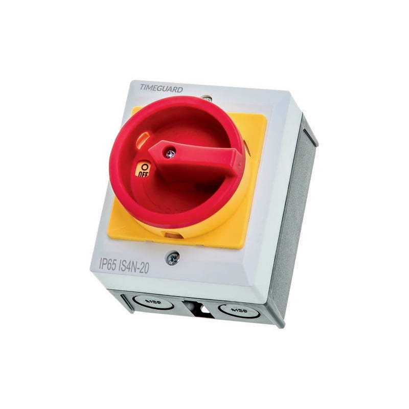 TimeGuard IS4N-20 IP65 20A Rotary Isolator Switch