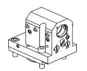Axial geared-down driven tool 2:1 - H&#61;100mm