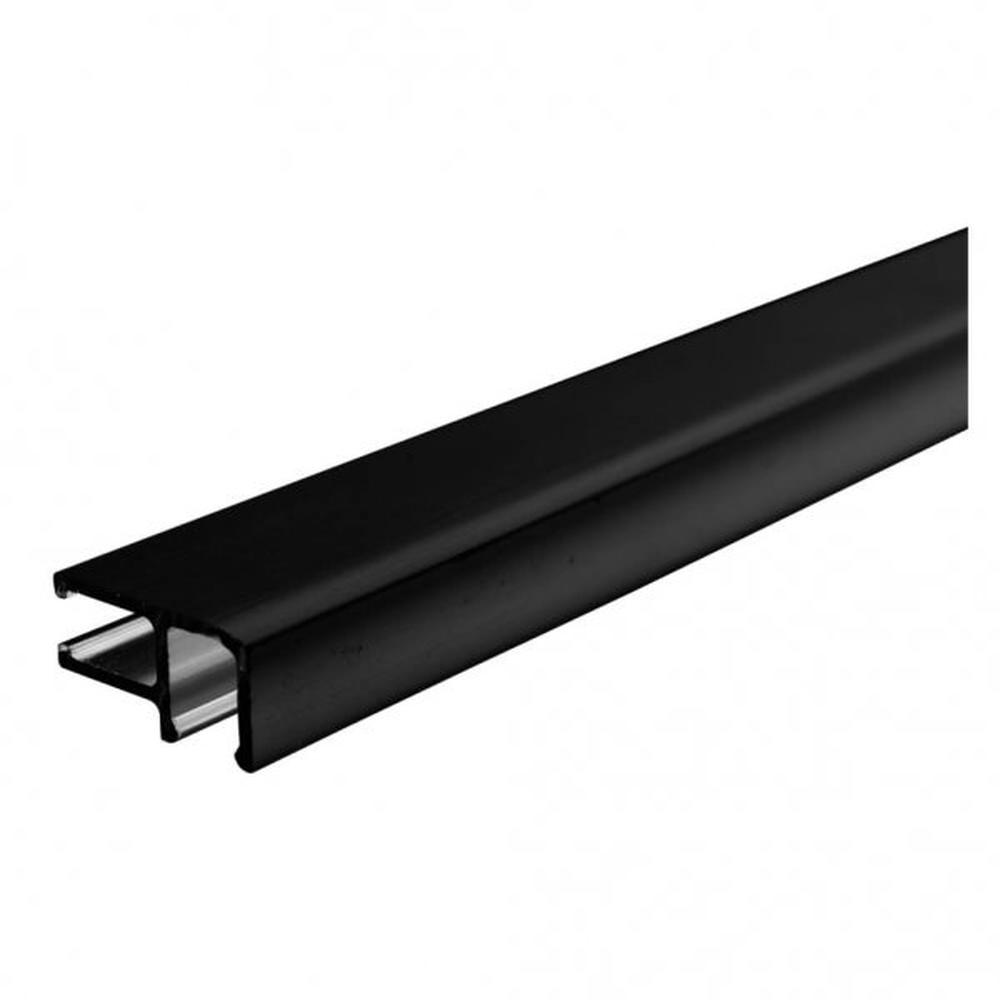 Basic Top Cladding-Black Brushed Finishfits one side on a 6m Length(Posi-Glaze)