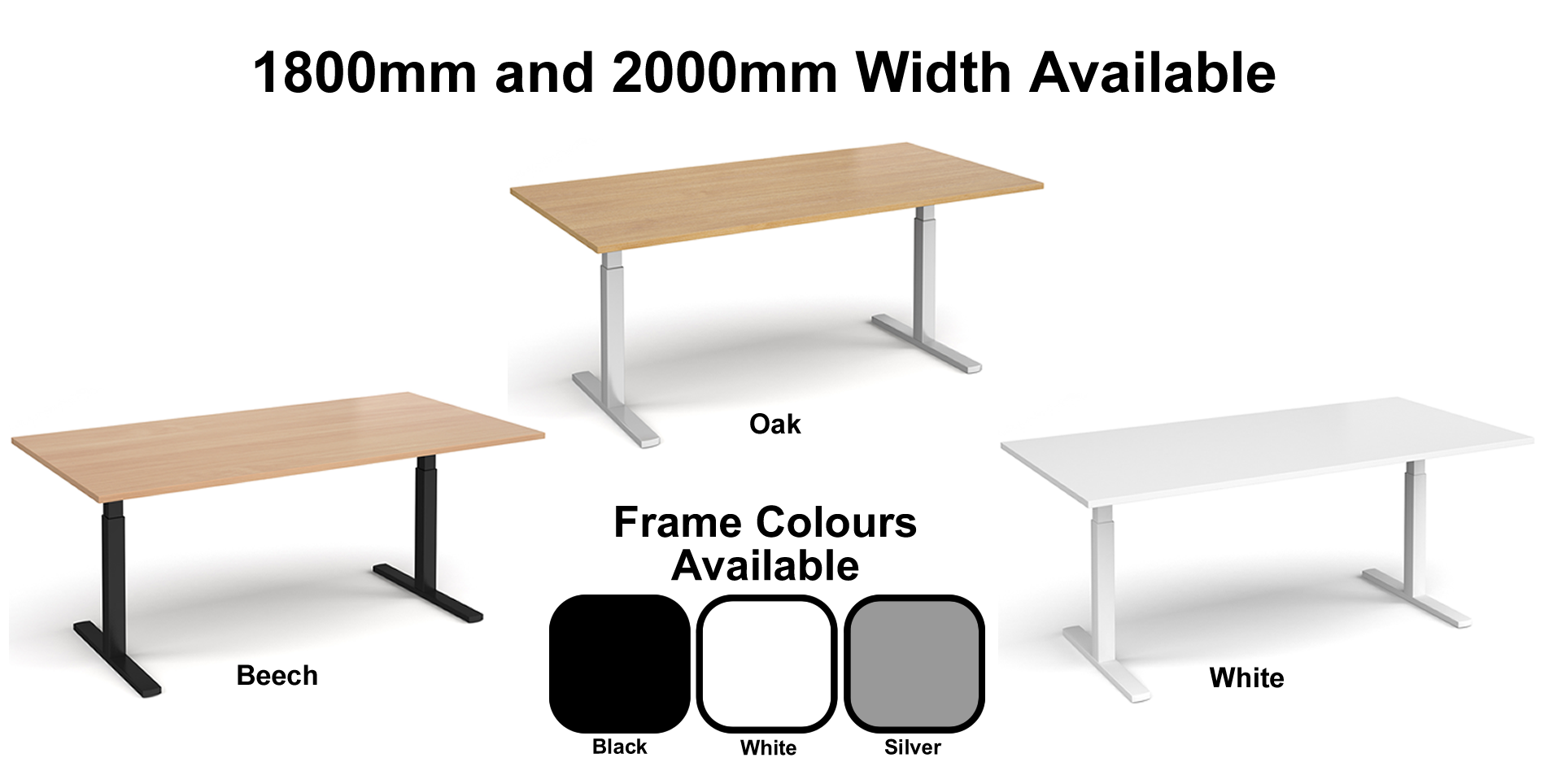 Specialisting In Elev8 Touch Electric Rectangle Boardroom Meeting Table North Yorkshire