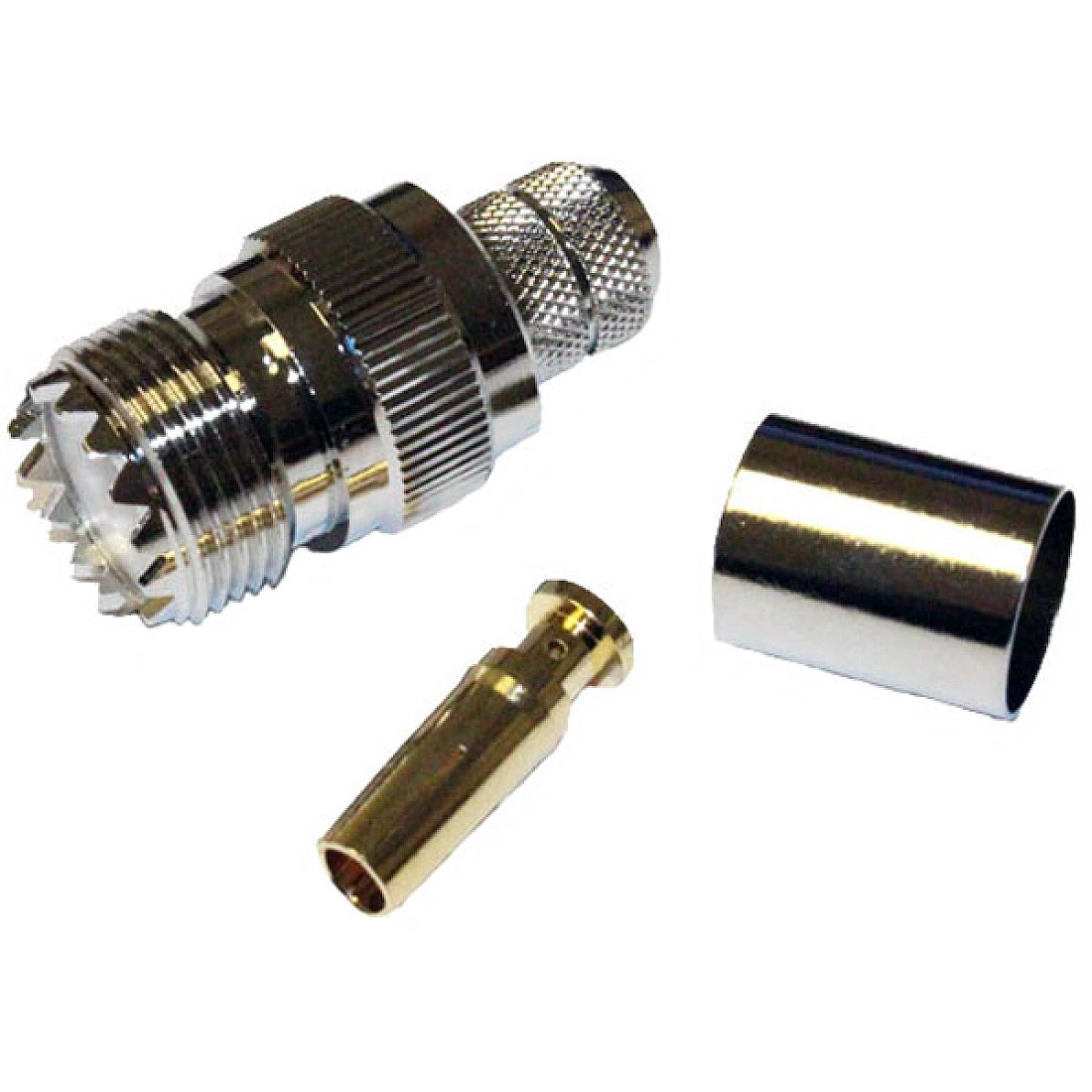 UJCR213 UHF Crimp Jack Socket RG213 SO239