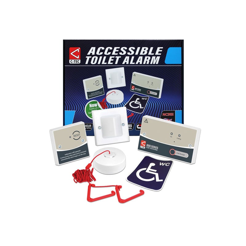 C-Tec Accessible Disabled Persons Toilet Alarm Kit
