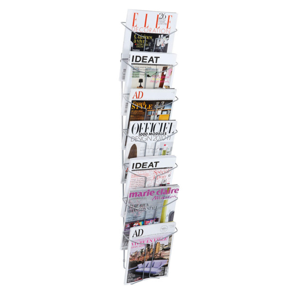 Wire Wall Brochure Multi Pocket Rack