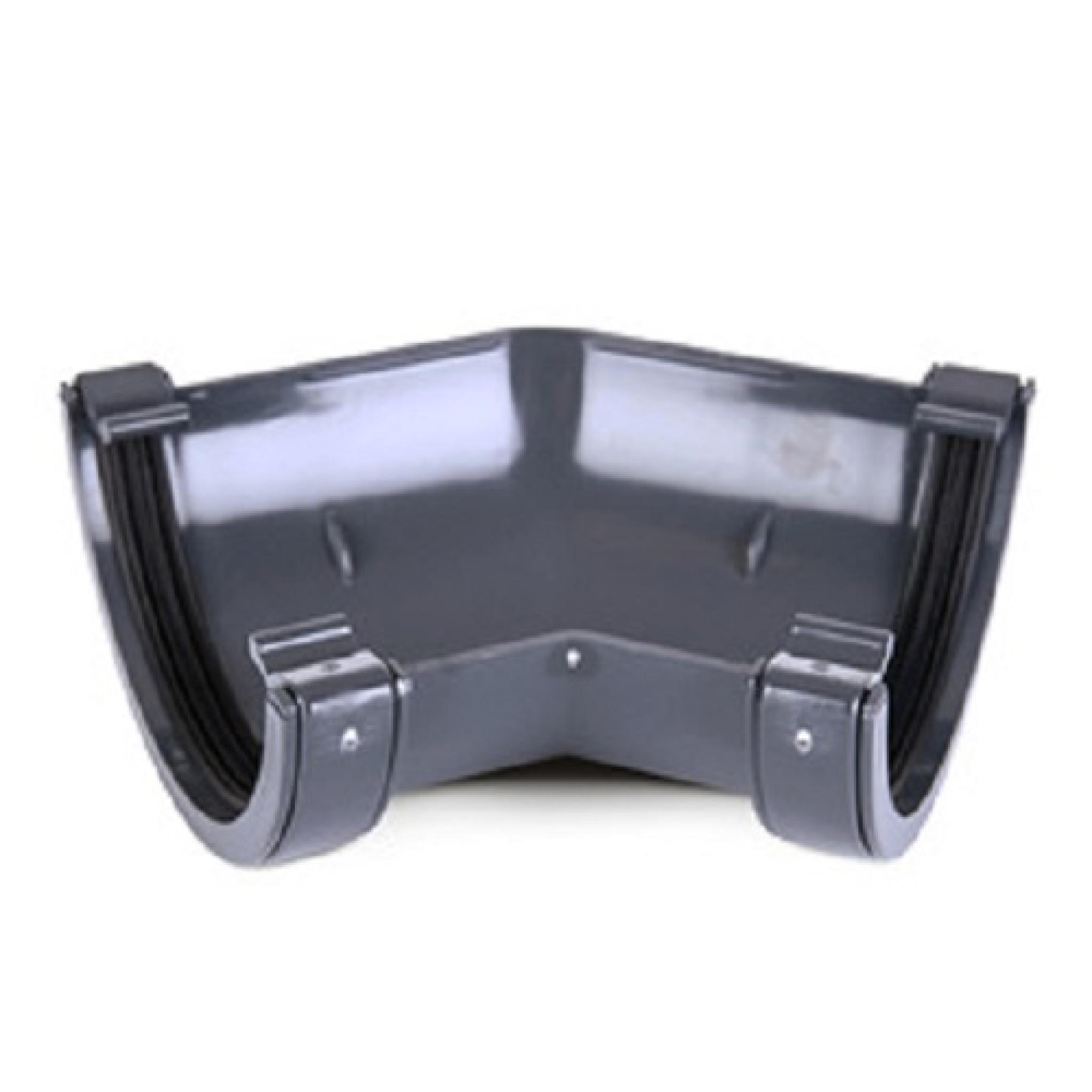 Anthracite Round Gutter 135 Degree Angle
