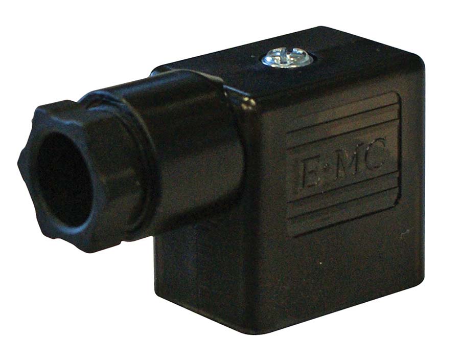 E.MC RV Series Plug Connector for use with 1&#47;4&#34; & 1&#47;2&#34; Valves