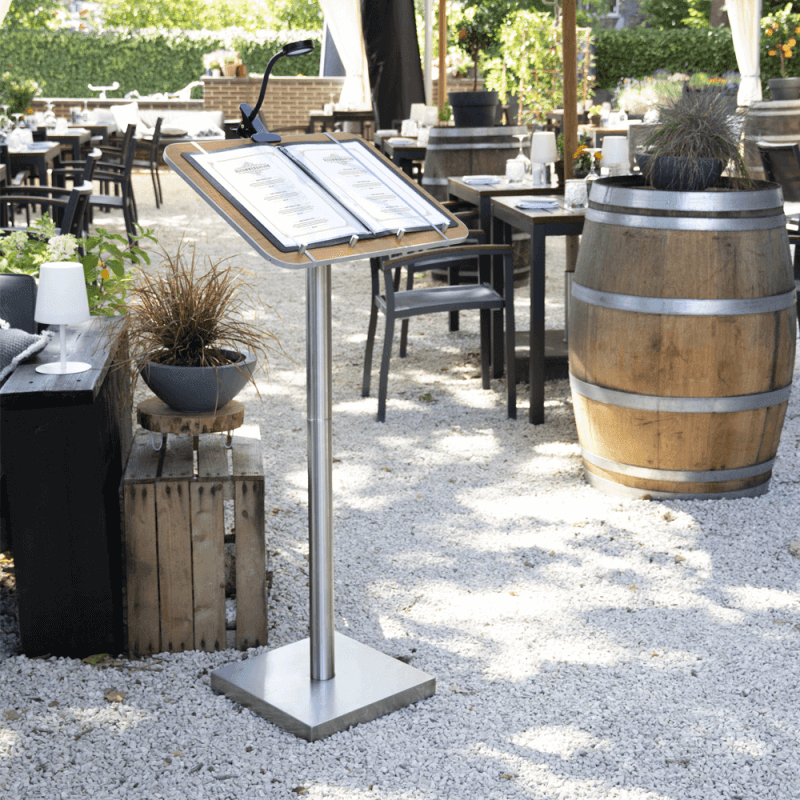 Floor Standing Menu Holder or Lectern