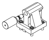 Double radial 2+2 upright position static tool CAPTO