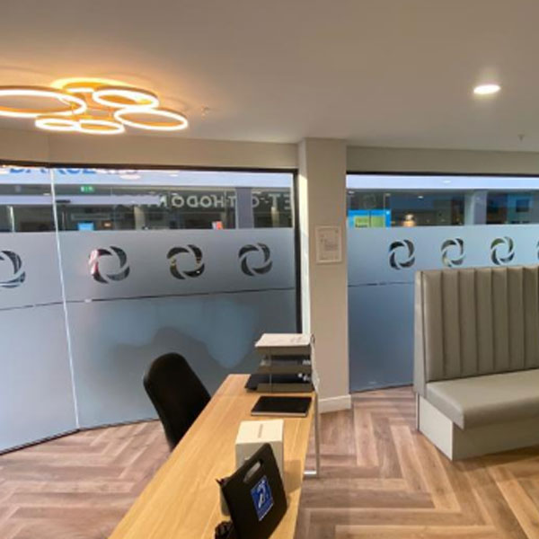 Frosted Privacy Window Film For Office Windows