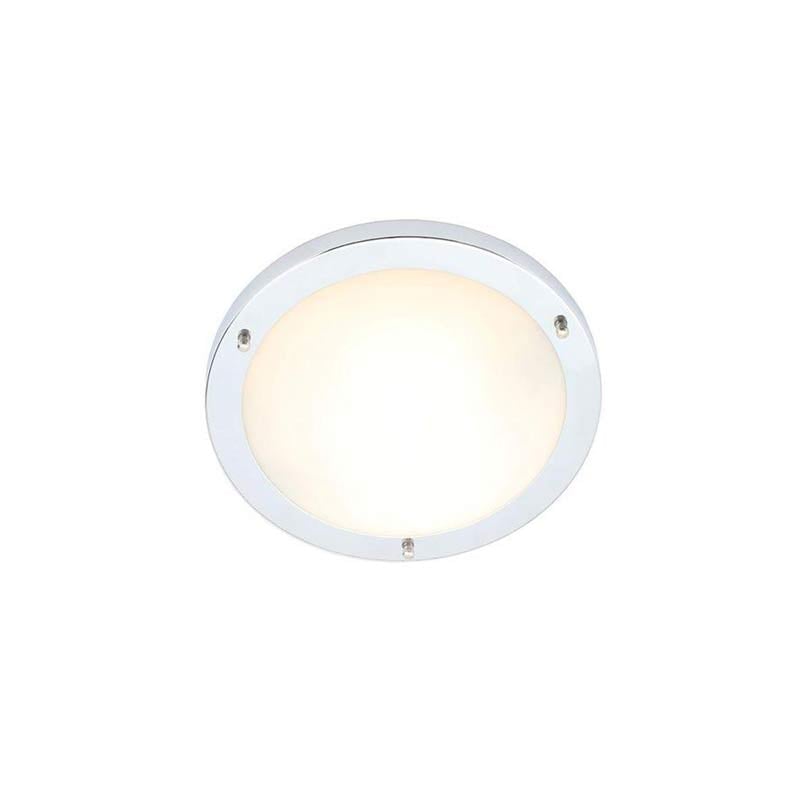 Forum Delphi Large Flush Ceiling Light 2xE27 Chrome