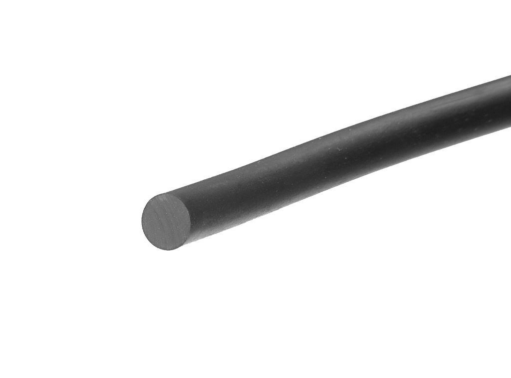 Solid Neoprene Rubber Cord - 6mm Diameter
