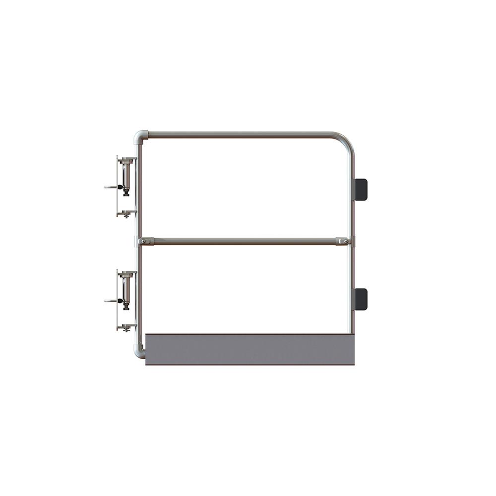 Self Closing Full Single Safety Gate1065mm x 1000mm Wide - Galvanised Finish