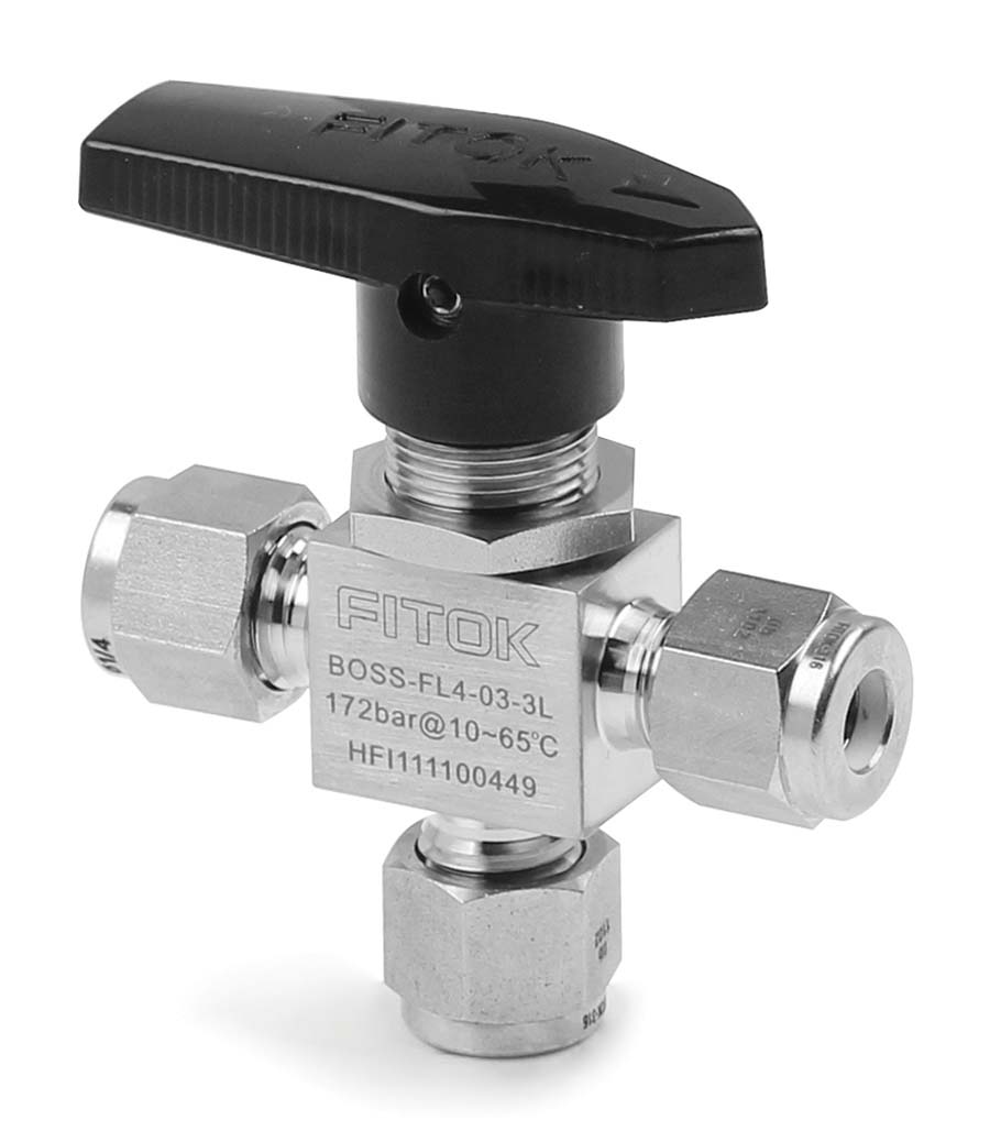 Compression Ball Valves &#45; 3 Port &#45; Metric