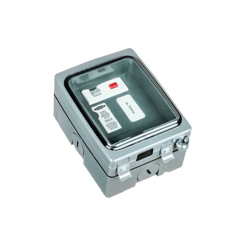 TimeGuard TGV104NP 1 Gang 13A RCD Fused Spur Weatherproof