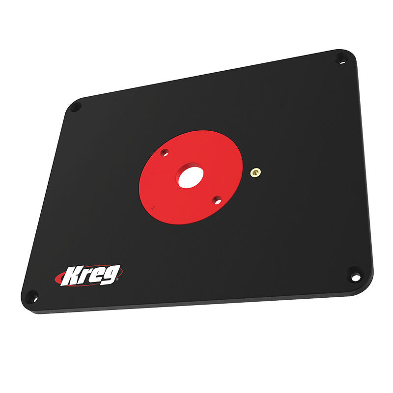KREG® Precision Router Table Insert Plate w/ Level-Loc Rings (non predrilled)  - PRS4038
