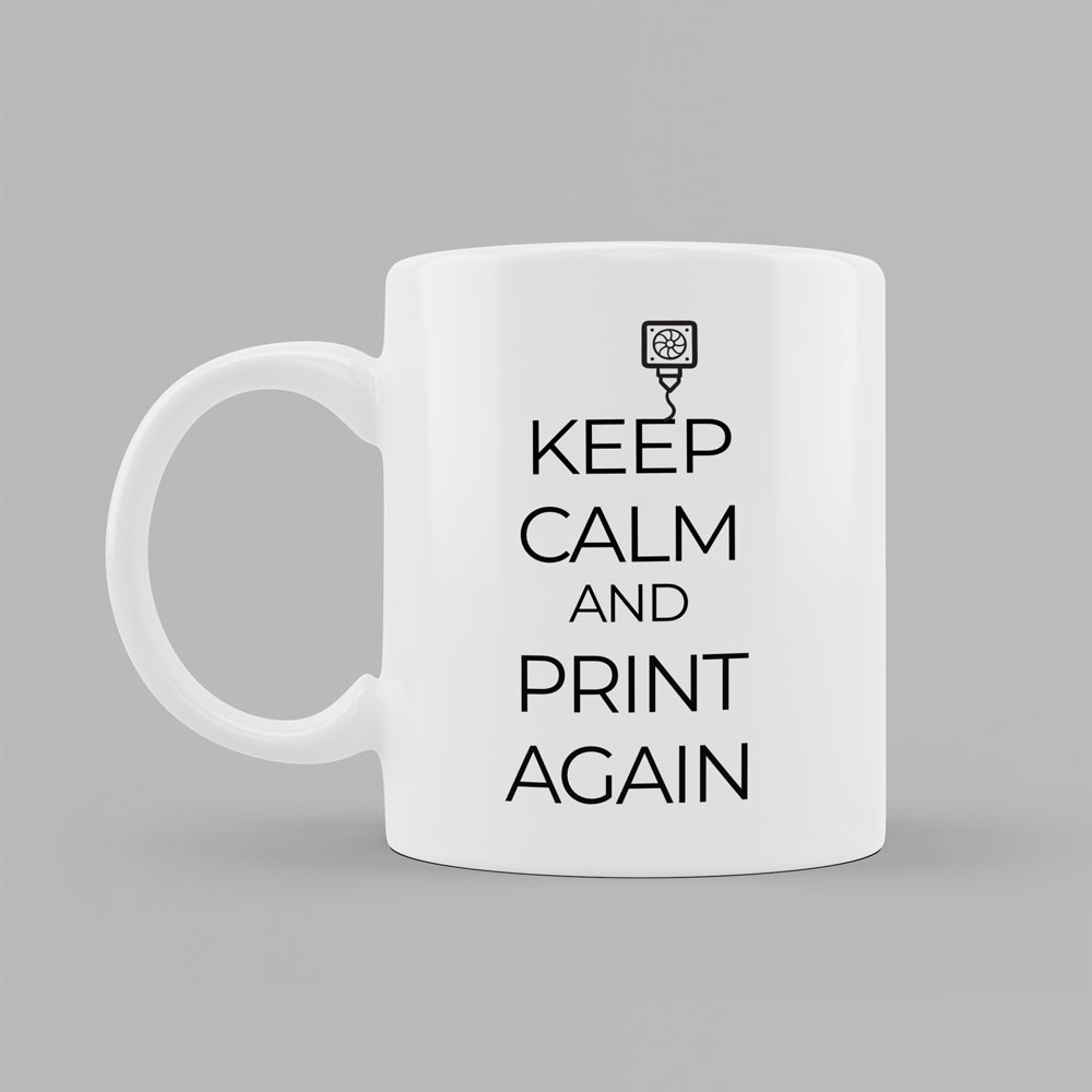 Keep Calm and Print Again Mug