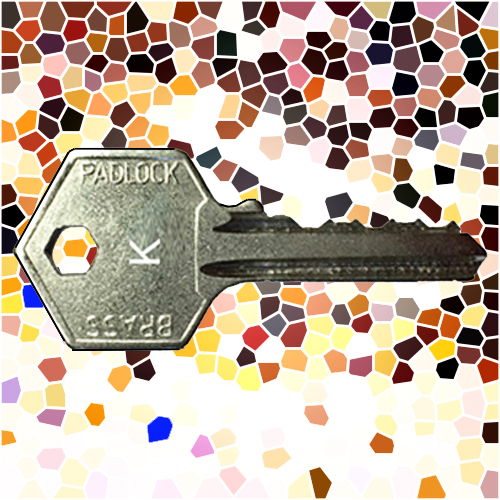 ASEC Padlock Key K