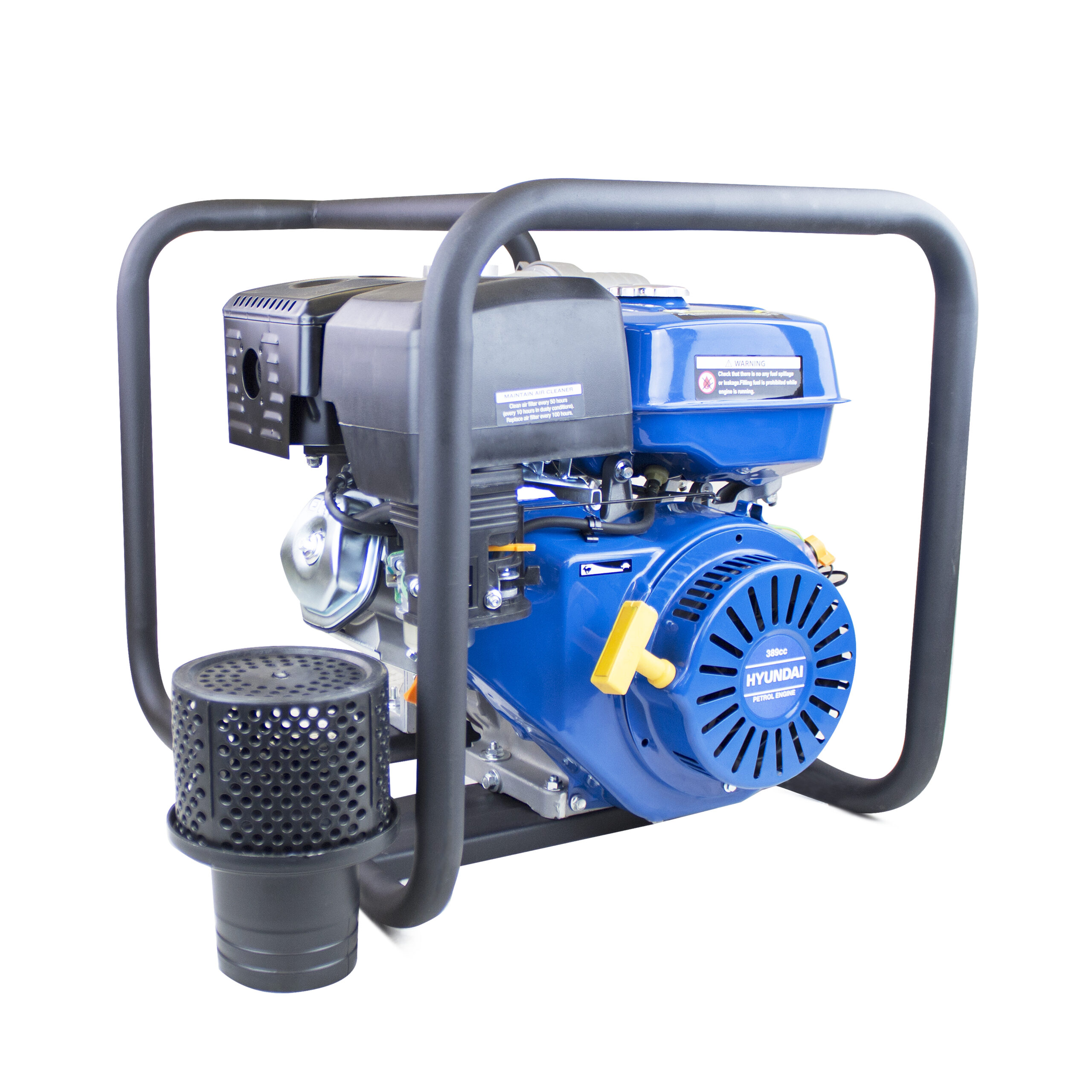 Hyundai HY100 389cc 13hp Professional Petrol Water Pump-4″/100mm Outlet