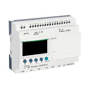 SR3B262BD modular smart relay Zelio Logic - 26 I O - 24 V DC - clock - display
