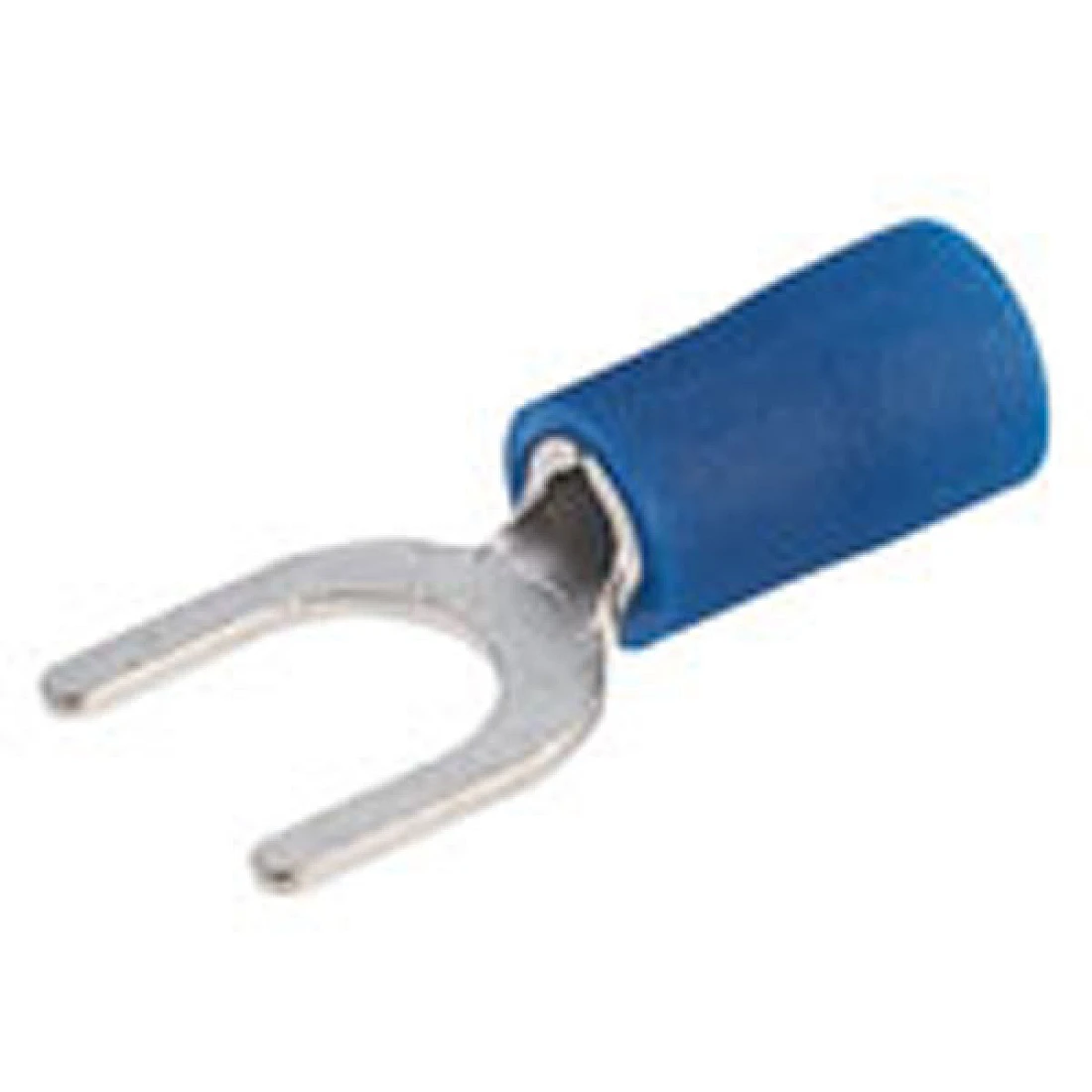 BLUE CRIMP SPADE (FORK) 6MM PACKS OF 100 EBF5
