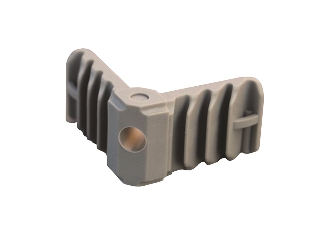 11.5mm Grey Gas Corner Keys (with Hole) (Box of 1,000)