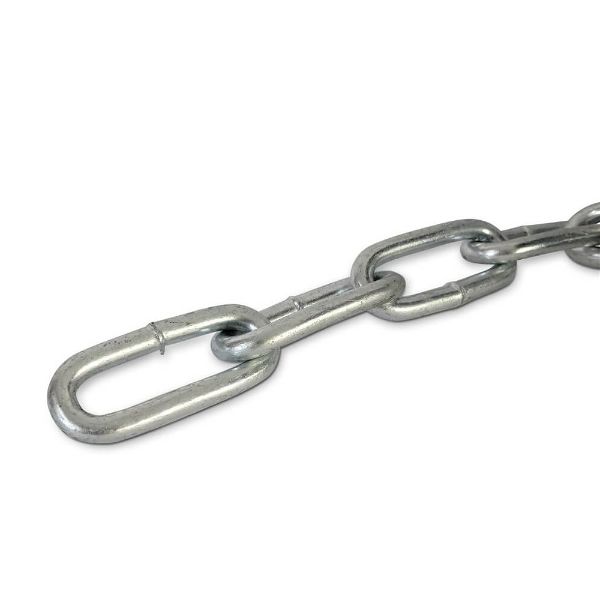 Welded Long Link Chain BZP 30M 4mm x 32mm