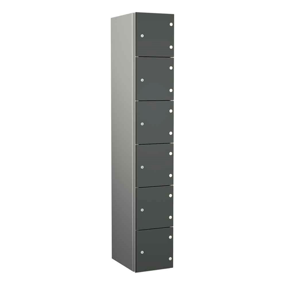 Aluminium Lockers - Zenbox 6 Door 1800H For Gyms